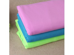 现货直销100D牛奶丝拉架布 140g牛奶波比 抓毛服装用布图2