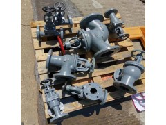 船用GB/T584-2008法兰铸钢直通直角截止阀图2